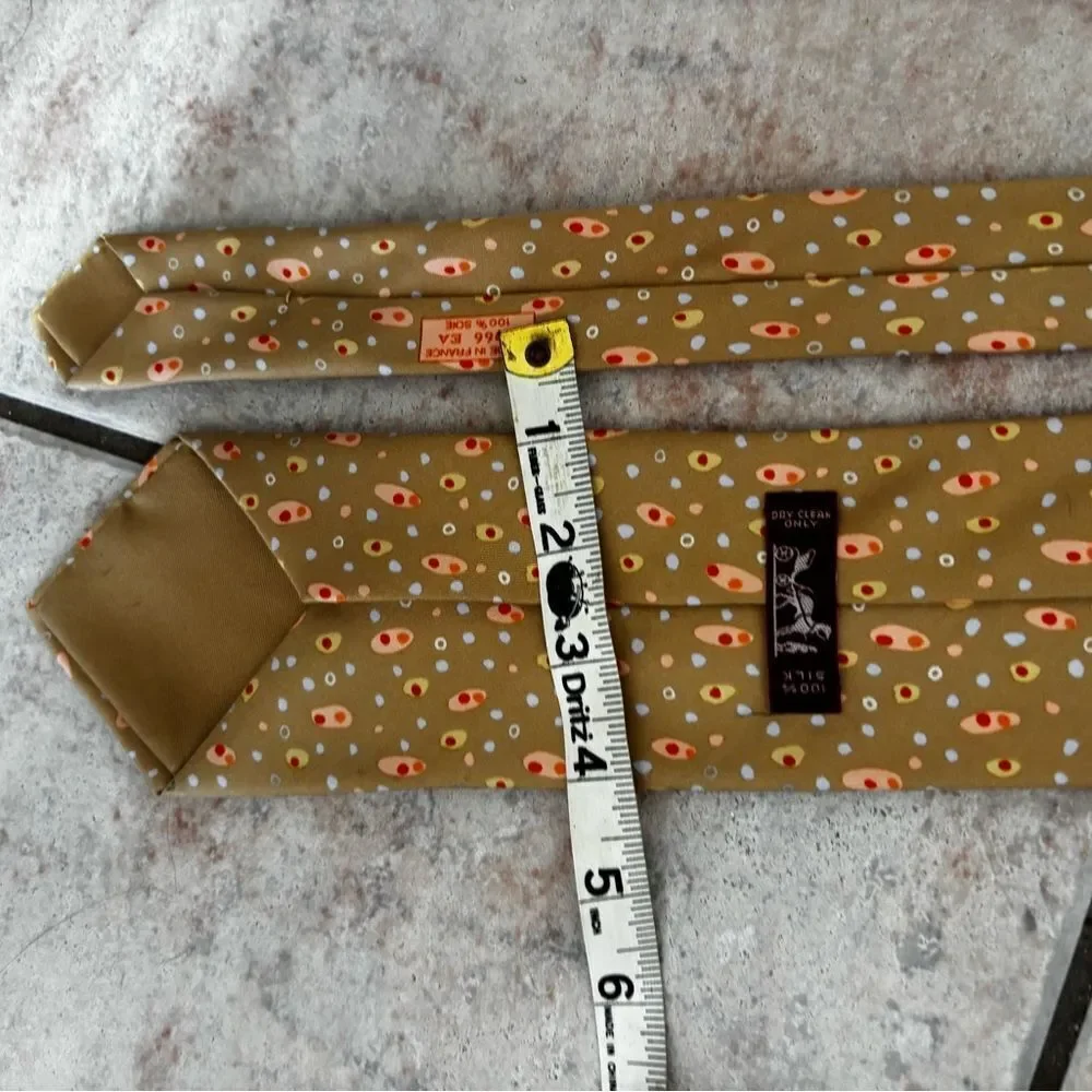 Hermes dress suit bow tie floral accessory necktie ascot bolo neckwear silk